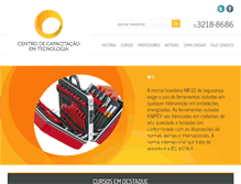 Tablet Screenshot of cctbrasil.com
